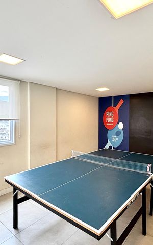 Apartamento à venda com 47m², 2 quartos e 1 vaga Apartamento à venda com 47m², 2 quartos e 1 vagaSalão de jogos