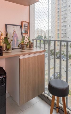 Apartamento à venda com 58m², 2 quartos e 1 vagaSacada
