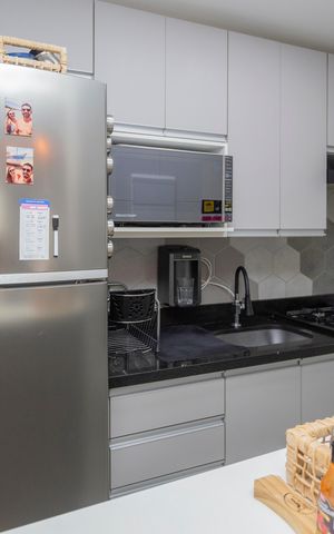 Apartamento à venda com 58m², 2 quartos e 1 vagaCozinha
