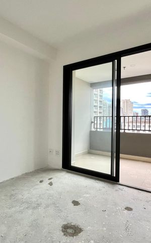 Apartamento à venda com 28m², 1 quarto e sem vaga Apartamento à venda com 28m², 1 quarto e sem vagaSala/Quarto