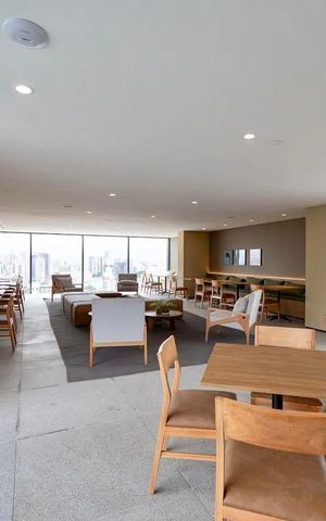 Apartamento à venda com 28m², 1 quarto e sem vaga Apartamento à venda com 28m², 1 quarto e sem vagaÁrea comum - Salão de festas