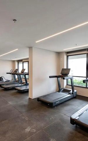 Apartamento à venda com 28m², 1 quarto e sem vaga Apartamento à venda com 28m², 1 quarto e sem vagaÁrea comum - Academia