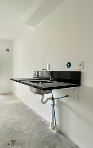 Apartamento à venda com 28m², 1 quarto e sem vaga Apartamento à venda com 28m², 1 quarto e sem vagaCozinha