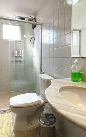 Apartamento à venda com 50m², 2 quartos e 1 vaga Apartamento à venda com 50m², 2 quartos e 1 vagaBanheiro da Suíte 1