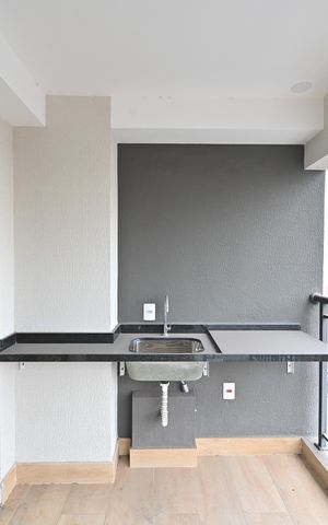 Apartamento à venda com 46m², 1 quarto e sem vagaVaranda