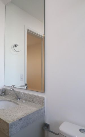 Apartamento para alugar com 115m², 3 quartos e 2 vagasBanheiro do Quarto 1