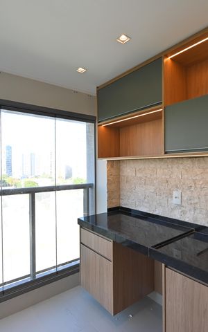 Apartamento para alugar com 49m², 1 quarto e 1 vagaVaranda