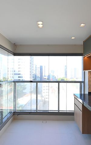 Apartamento para alugar com 49m², 1 quarto e 1 vagaVaranda