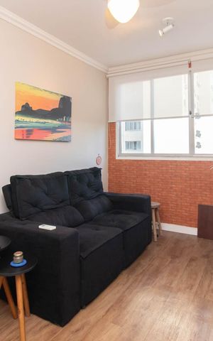 Apartamento para alugar com 55m², 1 quarto e sem vaga Apartamento para alugar com 55m², 1 quarto e sem vagaSala