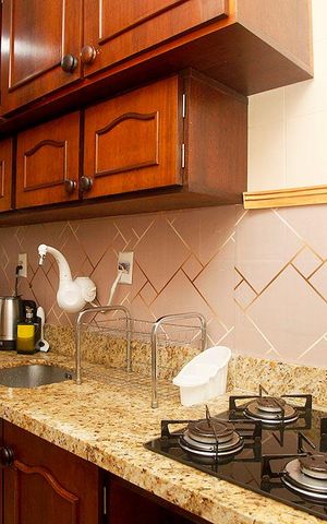 Apartamento à venda com 46m², 1 quarto e sem vagaCozinha + Área de Serviço