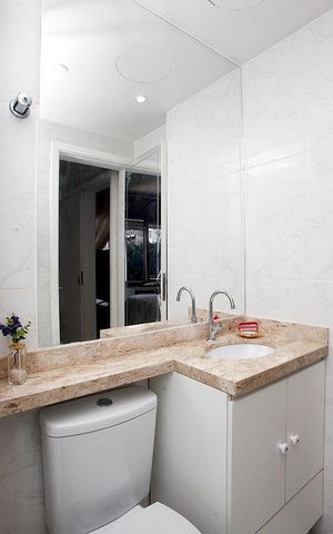 Apartamento à venda com 46m², 1 quarto e sem vagaBanheiro Quarto Suíte