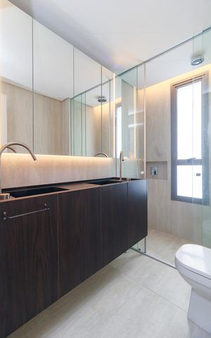 Apartamento para alugar com 90m², 2 quartos e 2 vagasBanheiro da Suíte 1