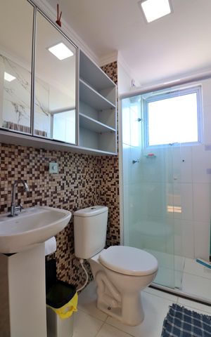 Apartamento para alugar com 48m², 2 quartos e 1 vagaBanheiro Social