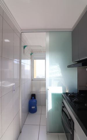 Apartamento para alugar com 48m², 2 quartos e 1 vagaCozinha e Área de Serviço