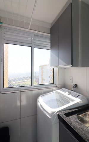 Apartamento para alugar com 48m², 2 quartos e 1 vagaCozinha e Área de Serviço