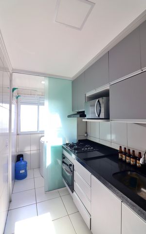 Apartamento para alugar com 48m², 2 quartos e 1 vagaCozinha e Área de Serviço