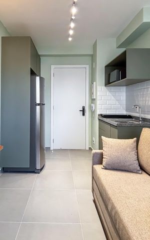 Apartamento para alugar com 27m², 1 quarto e sem vaga