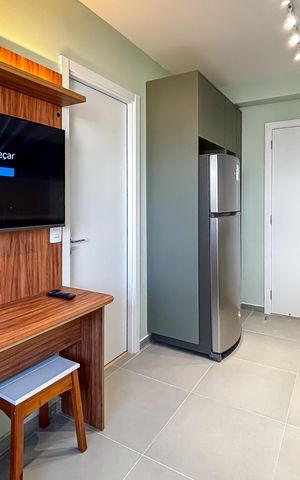 Apartamento para alugar com 27m², 1 quarto e sem vaga