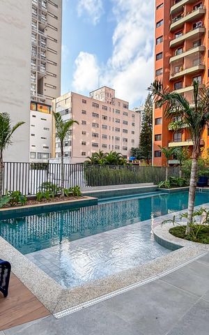 Apartamento para alugar com 27m², 1 quarto e sem vaga