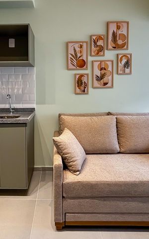 Apartamento para alugar com 27m², 1 quarto e sem vaga