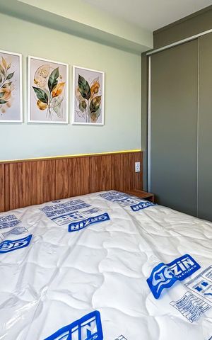 Apartamento para alugar com 27m², 1 quarto e sem vaga