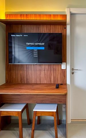 Apartamento para alugar com 27m², 1 quarto e sem vaga