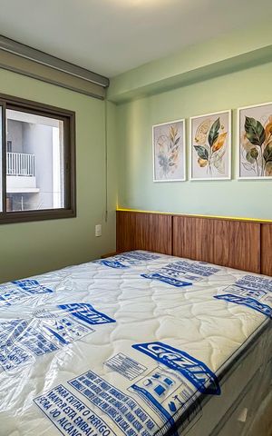 Apartamento para alugar com 27m², 1 quarto e sem vaga