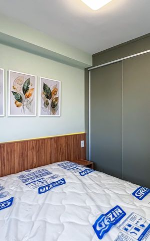 Apartamento para alugar com 27m², 1 quarto e sem vaga