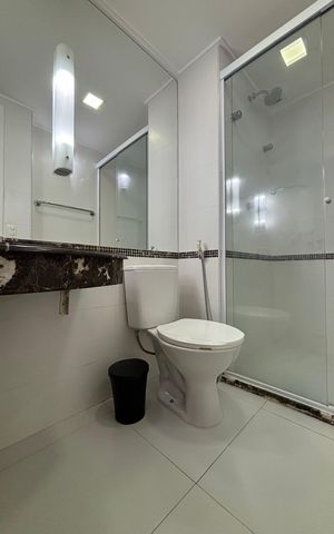 Studio para alugar com 31m², 1 quarto e 1 vaga Studio para alugar com 31m², 1 quarto e 1 vagaBanheiro