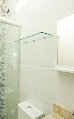Studio para alugar com 20m², 1 quarto e sem vaga Studio para alugar com 20m², 1 quarto e sem vagaBanheiro