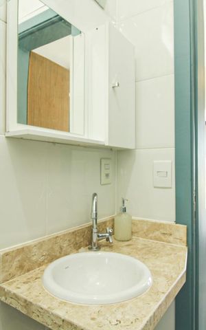 Studio para alugar com 20m², 1 quarto e sem vaga Studio para alugar com 20m², 1 quarto e sem vagaBanheiro