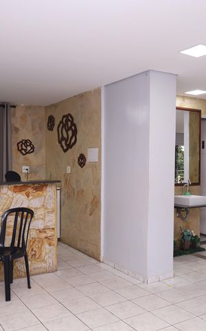 Apartamento à venda com 92m², 3 quartos e sem vagaÁrea comum - Salão de festas