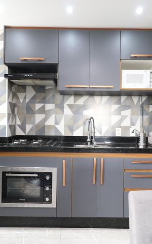 Apartamento à venda com 40m², 2 quartos e sem vagaCozinha e Área de serviço 
