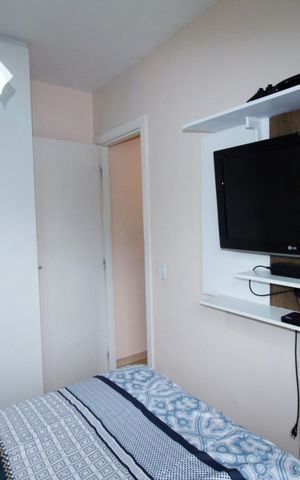 Apartamento à venda com 47m², 2 quartos e 1 vagaQuarto 1