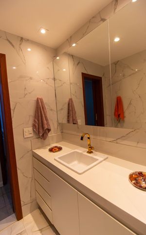 Casa de condomínio à venda com 120m², 3 quartos e 1 vaga Casa de condomínio à venda com 120m², 3 quartos e 1 vagaBanheiro Social