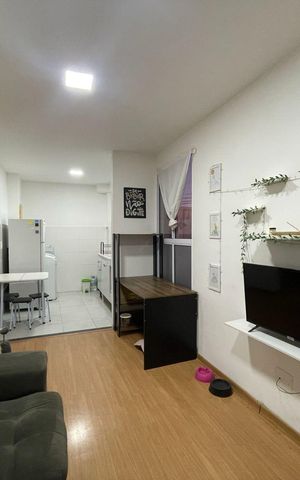 Apartamento à venda com 40m², 2 quartos e 1 vaga