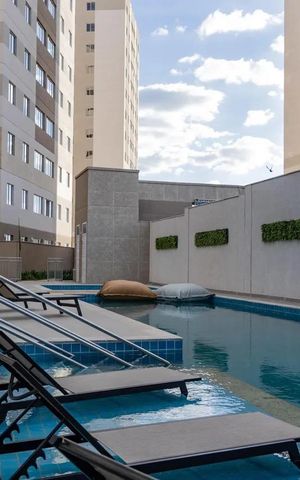 Apartamento à venda com 48m², 2 quartos e 1 vaga Apartamento à venda com 48m², 2 quartos e 1 vagaEspaço Comum - Piscina