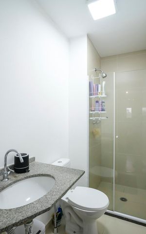 Apartamento para alugar com 50m², 2 quartos e 1 vagaBanheiro