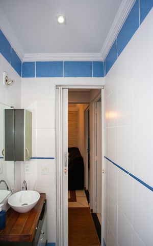 Apartamento à venda com 48m², 2 quartos e 1 vagaBanheiro