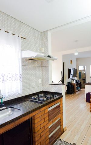Casa para alugar com 125m², 2 quartos e 2 vagasCozinha