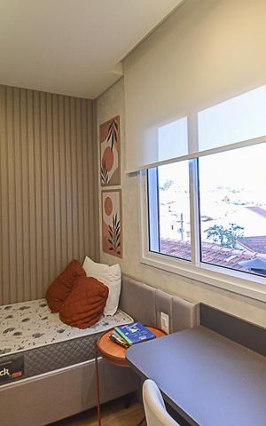 Apartamento à venda com 53m², 2 quartos e 1 vagaQuarto 2 