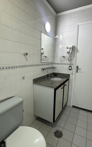 Apartamento para alugar com 47m², 1 quarto e 1 vaga Apartamento para alugar com 47m², 1 quarto e 1 vagaBanheiro