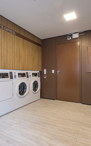 Studio para alugar com 30m², 1 quarto e sem vaga Studio para alugar com 30m², 1 quarto e sem vagaLavanderia 1