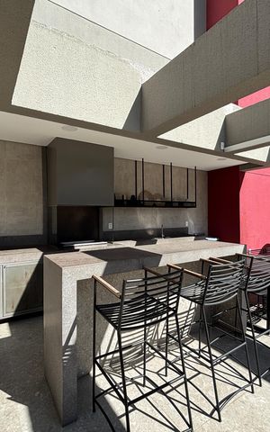 Studio para alugar com 24m², 1 quarto e sem vagaChurrasqueira