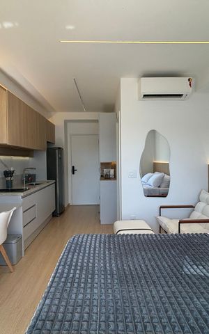 Studio para alugar com 24m², 1 quarto e sem vagaStudio