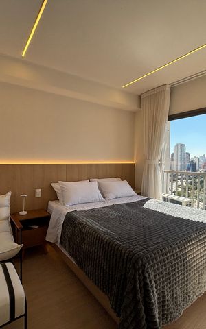 Studio para alugar com 24m², 1 quarto e sem vagaStudio