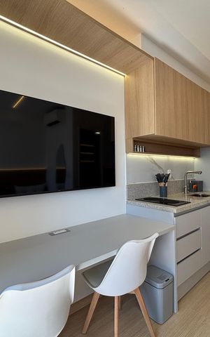 Studio para alugar com 24m², 1 quarto e sem vagaStudio