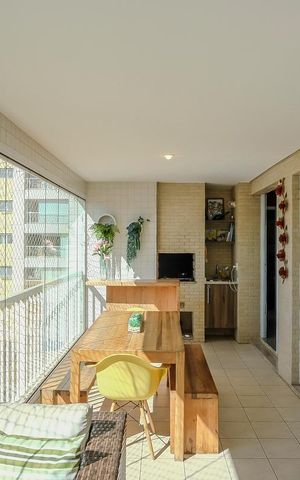 Apartamento à venda com 143m², 3 quartos e 2 vagasVaranda gourmet