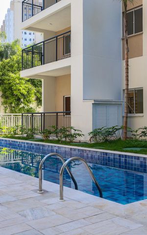 Apartamento para alugar com 34m², 2 quartos e sem vaga Apartamento para alugar com 34m², 2 quartos e sem vagaÁrea comum - Piscina