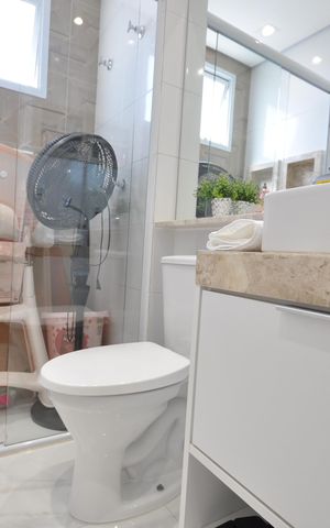 Apartamento à venda com 60m², 2 quartos e 1 vagaBanheiro Social